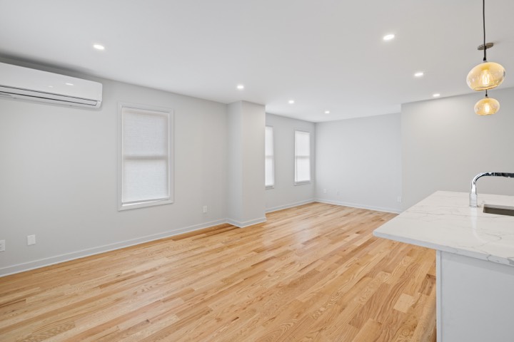 32-36 Purchase Street, Rye NY — Open living area with hardwood floors