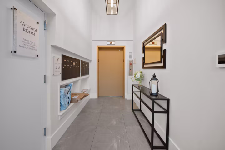 50 Six Calvert, Harrison NY — Entrance lobby